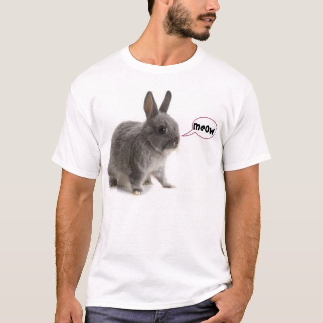 Tyst något liknande en kanin tee (Framsida)