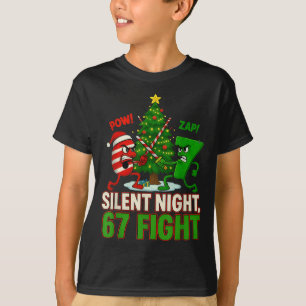 Tyst natt 67 Fight Roligt jul T Shirt