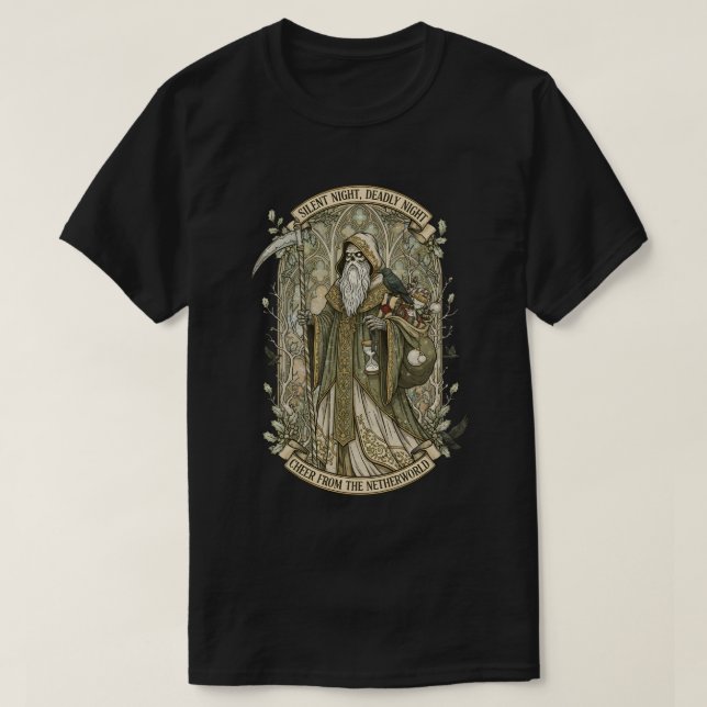 Tyst Natt, Dödlig Natt T Shirt (Design framsida)