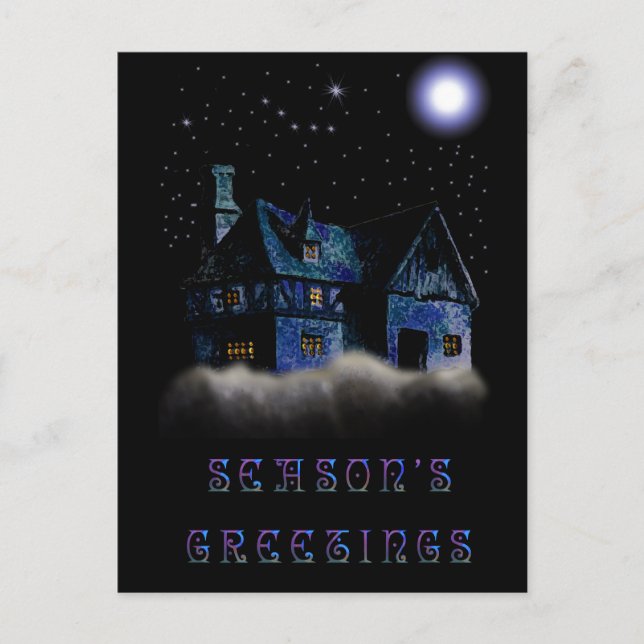 Tyst natt helg vykort (Framsida)