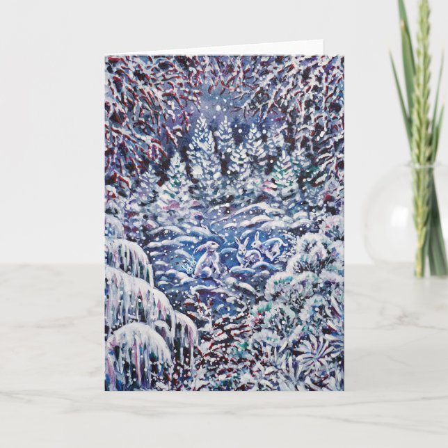 Tyst natt helgkort (Framsida)