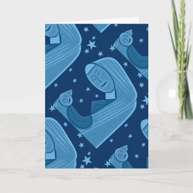 Tyst natt helgkort (Framsida)