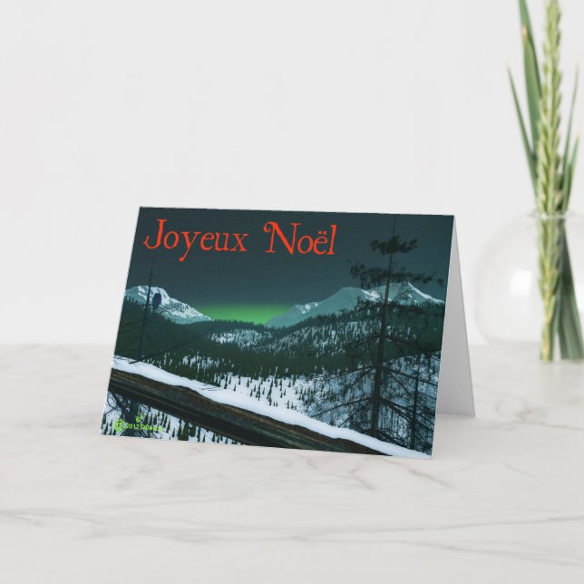 Tyst natt helgkort (Framsida)