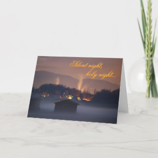 Tyst natt helig natt helgkort