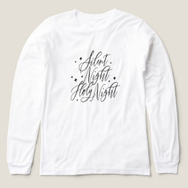 Tyst Natt Helig Natt Holiday Jul T Shirt