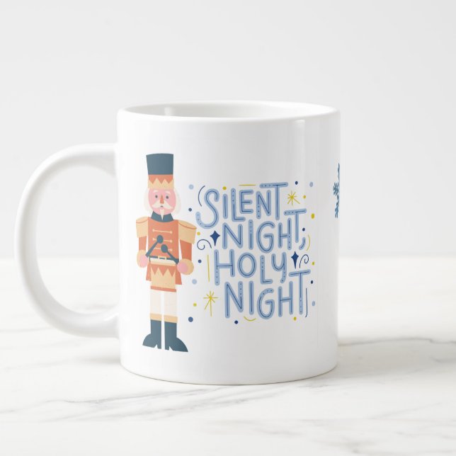 Tyst  natt, helig natt  jumbo mugg (Vänster)