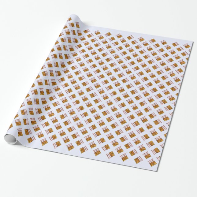Tyst natt - Heliga Natt - Baby Jesus Presentpapper (Utrullad)