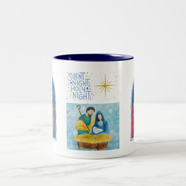 Tyst natt, Heligan Natten Helgdag Mugg (Center)