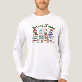 Tyst Natt Jul Sjuksköterska, Festlig Vårdpersonal T Shirt