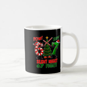 Tyst Natt Julgran 67 Pyjamas Rolig Sex S Kaffemugg