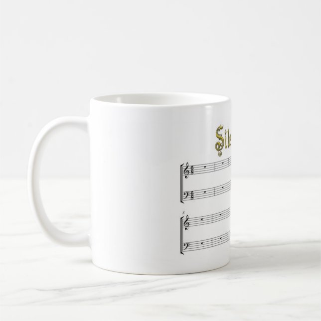 Tyst natt-mugg kaffemugg (Vänster)