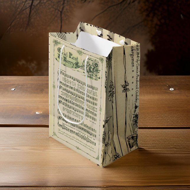 Tyst Natt Music Lakan Gift Bag (Skapare uppladdad)