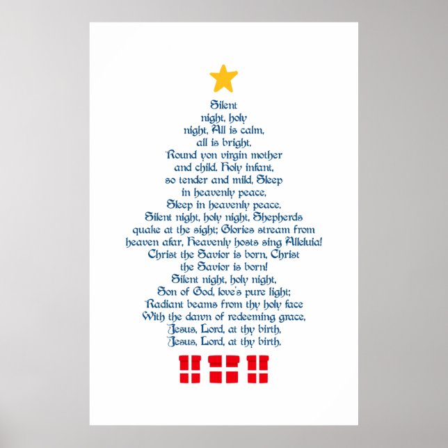 Tyst natt poster (Framsidan)