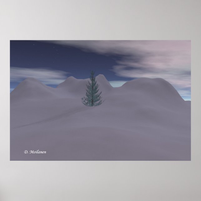Tyst natt poster (Framsidan)
