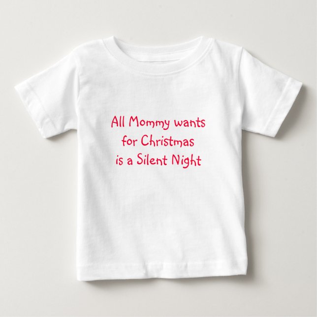 Tyst natt tee shirt (Framsida)