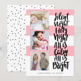 Tyst natt tre fotobilder helgdagar jul | ROSA Inbjudningar