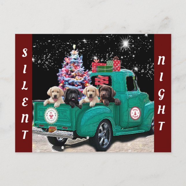 tyst natt vykort (Framsida)