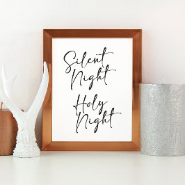 Tyst nattjul poster