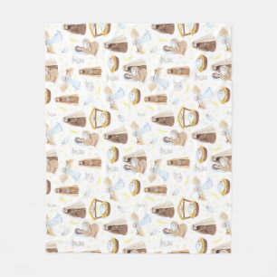 Tyst nattlig jultomhet Blanket Fleecefilt
