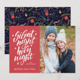 Tyst nattnatt Heliga natt | Foto Julkort