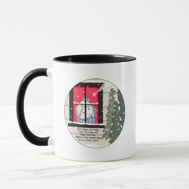 Tyst nattt, heliga natt mugg (Vänster)
