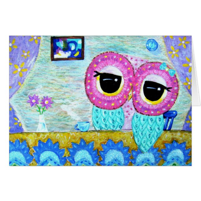 Tyst ögonblick hälsningskort (Framsidan Horizontal)