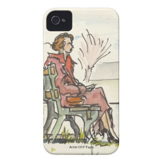 Tyst ögonblicksblackberry fodral för vintage iPhone 4 fodral