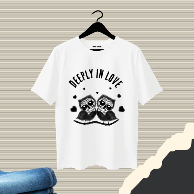Tyst par av uggla t shirt (Skapare uppladdad)