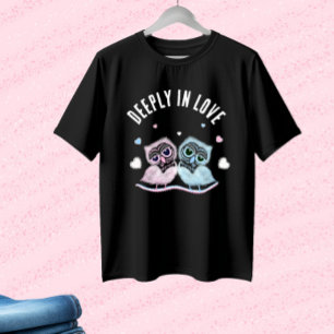 Tyst par av uggla t shirt