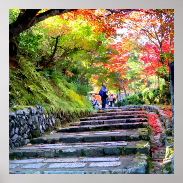 Tyst Passage — (Stigen) Wabi-Sabi Foto Poster (Framsidan)