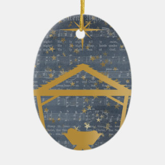 Tyst personlig för nattbabyJesus jul Julgransprydnad Keramik