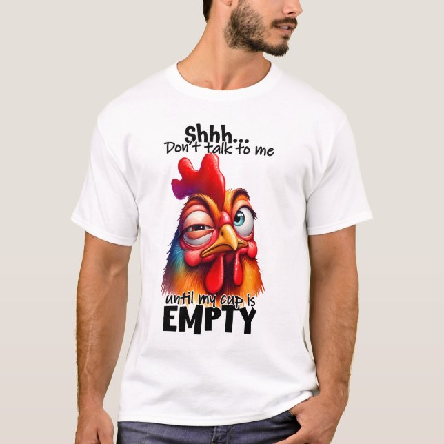 Tyst...Prata inte med mig! T Shirt (Framsida)