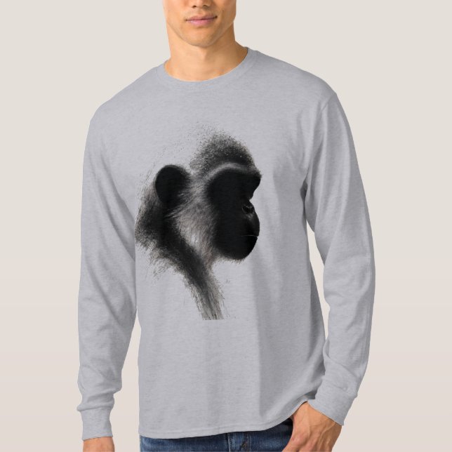 Tyst Primitiv Kolstudie T Shirt (Framsida)