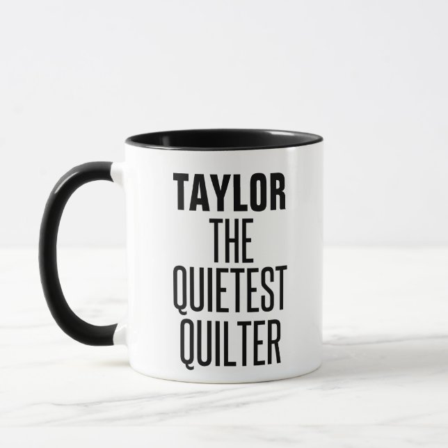Tyst Quilter Mugg (Vänster)