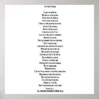 Tyst rang poster