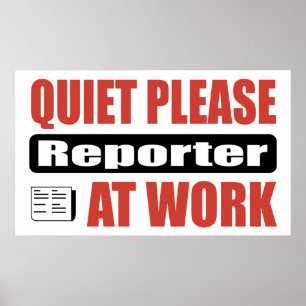 Tyst rapportör på jobbet poster