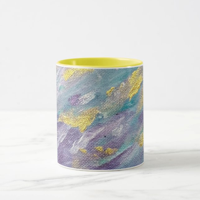 Tyst Regerande Modern Konst Mugg (Center)