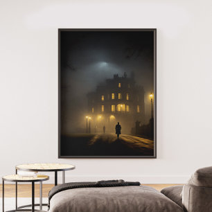Tyst resa genom midnatt poster