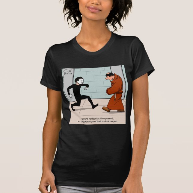 "Tyst respekt" Tee Shirt (Framsida)