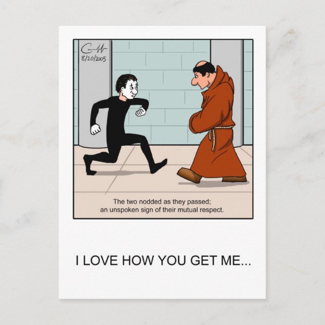 "Tyst respekt" Vykort (Framsida)