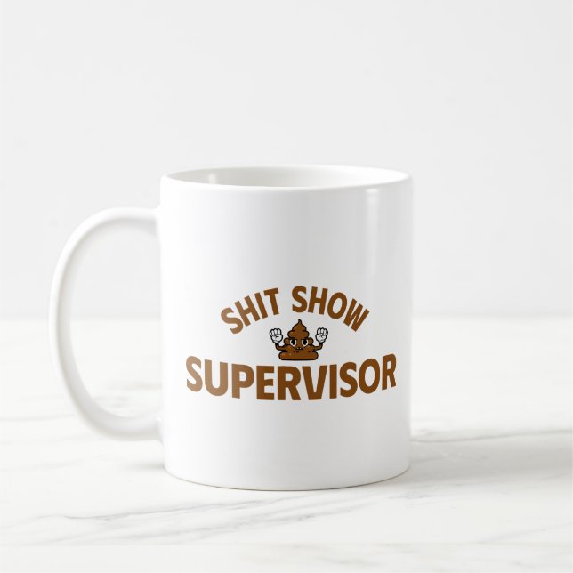 Tyst Showledare Rolig Mugg (Vänster)