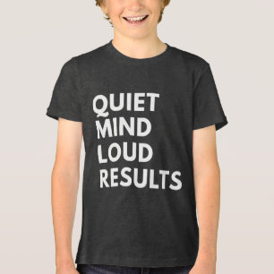 TYST SINNE HÖGLJUDDA RESULTAT T SHIRT