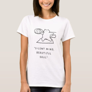 Tyst sinne, vacker själ Yoga Cat T Shirt