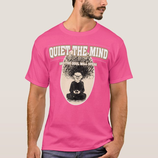 Tyst sinnet, och Soul kommer att tala T Shirt (Framsida)