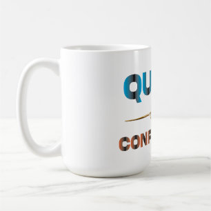 Tyst självförtroende kaffemugg