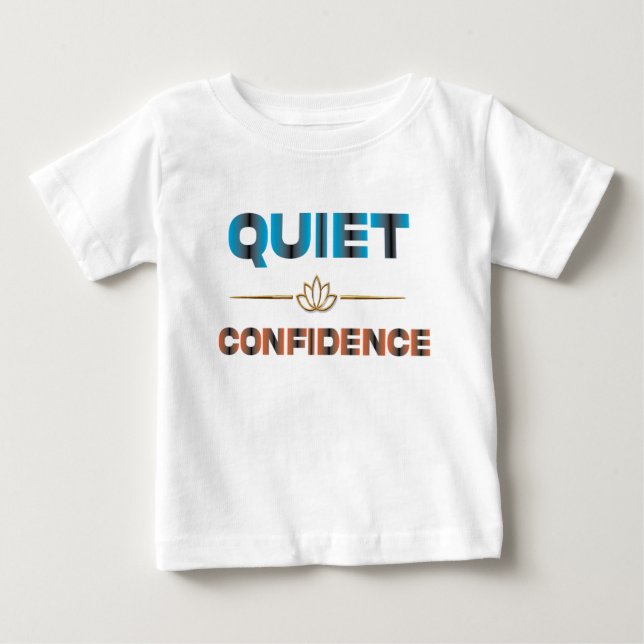 Tyst självsäkerhet t shirt (Framsida)