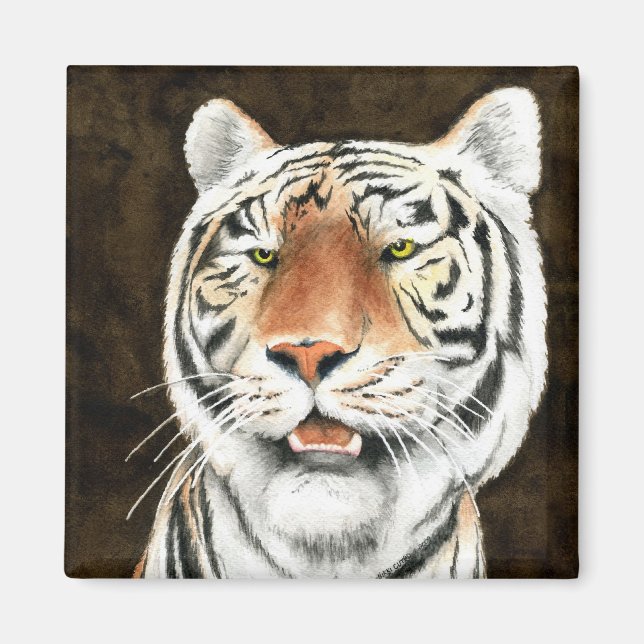 Tyst skikt - tigermagnet magnet (Framsidan)