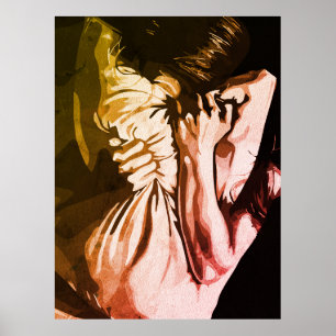 Tyst Skrik – Uttryck för Inre Oro Poster