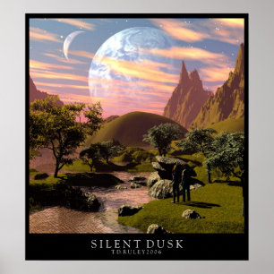 Tyst skymning poster