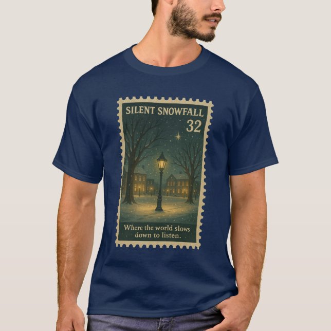 Tyst snöfall t shirt (Framsida)
